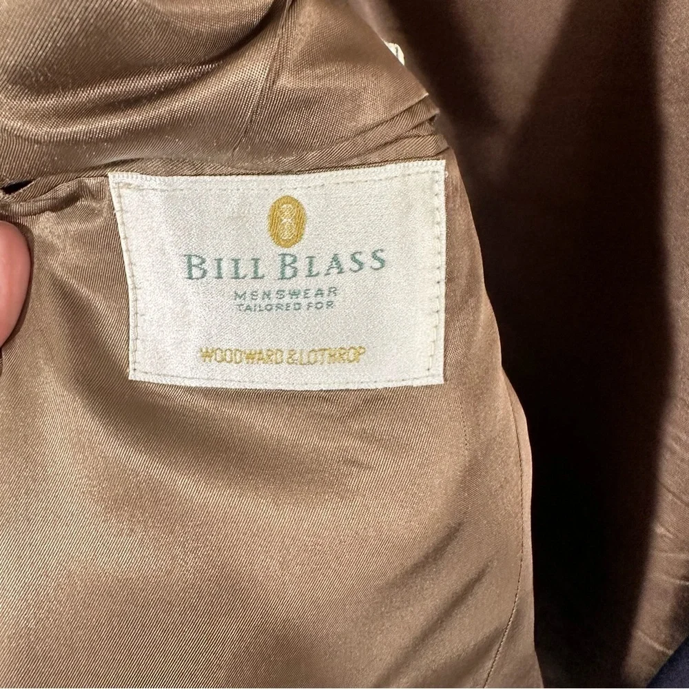 Bill Blass USA Men’s Navy Blazer Gold Buttons (prep, old money, academia 44R